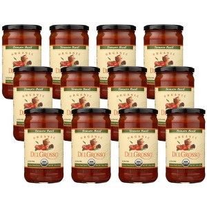La Famiglia DelGrosso Organic Tomato Basil Pasta Sauce - 12 pack, 24 oz - 1 of 3