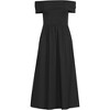 Lands' End Women's Off the Shoulder Slender Mixed Media Dress - 3 of 4