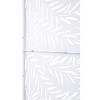 PAGED Privacy Screen Modern 76" H×48" W Metal Fence Partition Panel with Leaf Pattern for Patio Garden Room Divider - 3 of 4