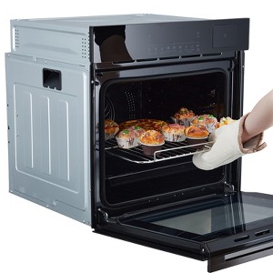 Orieon 24" Wall Oven, 2.5 Cu.ft Built-in Convection Oven with Broil, Bake, Roast, LED Touch Control, Timer, Black. - 1 of 4