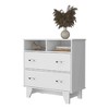 NicBex 2-Drawer Storage Cabinet with Open Shelves, 31.5" W Bedroom Dresser, Modern Dresser for Bedroom, Chest of Drawers - 3 of 4