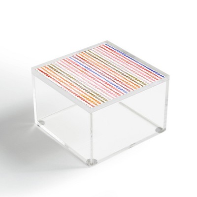 Emanuela Carratoni Modern Polka Dots Acrylic Box - Deny Designs