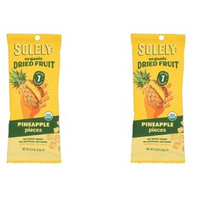 Solely Organic Dried Fruit Pieces Pineapple - Case of 2/10/.8 oz - 1 of 4