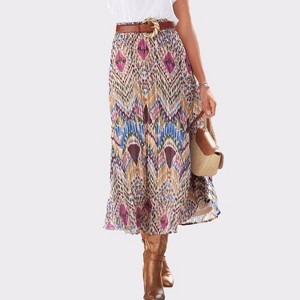 Women's Pleated Midi Skirt - LASCANA - 1 of 4