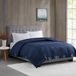 NicBex Lightweight Down Alternative Blanket with Satin Trim,Fuzzy Cozy Luxury Blanket Microfiber for Bed Sofa - 1 of 4