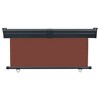 VidaXL Balcony Side Awning 65"x98.4" Brown - 4 of 4
