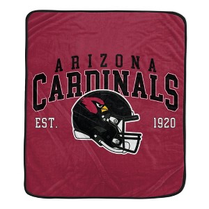 NFL Arizona Cardinals Vintage Arch Block Ultra Soft Blanket - 1 of 1