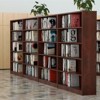 Okak 5 Tier Freestanding Tall Bookshelf Organizer,Wooden Display Bookcase Open Storage Rack for Home Office,Bedroom - 4 of 4