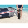 Bestway Hydro-Force Mirovia Pro Inflatable 5 Person Outdoor Water Lake Raft Boat Set with 2 Aluminum Oars, Hand Pump, Pressure Gauge, and Repair Patch - 4 of 4