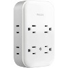 General Electric 4 Grounded Outlets and 4 Polarized Outlets with 2 USB-C and 1 USB-A Surge Tap White Gray - 3 of 4