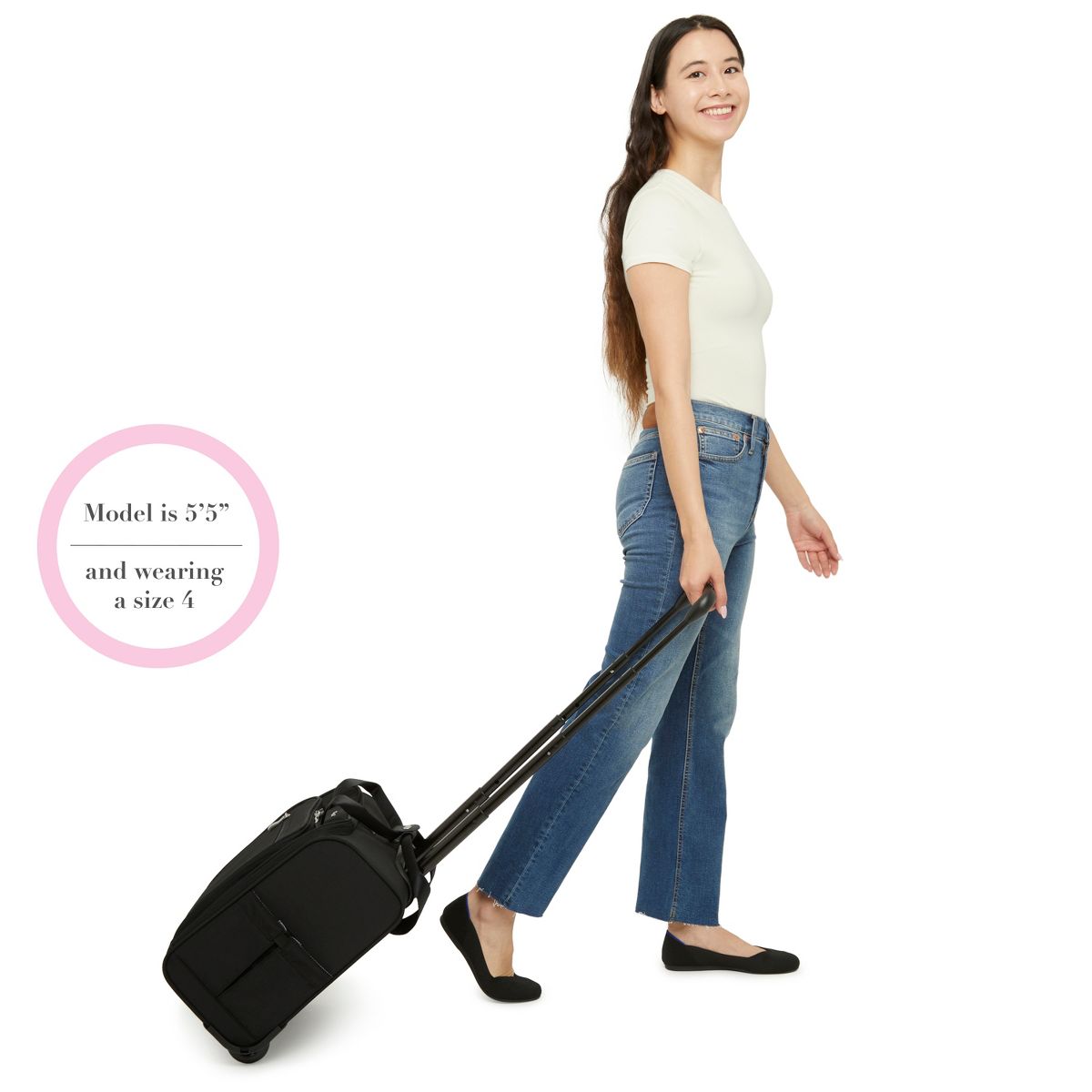 baggallini 2 Wheel Underseater Carry On Luggage - thumbnail 4