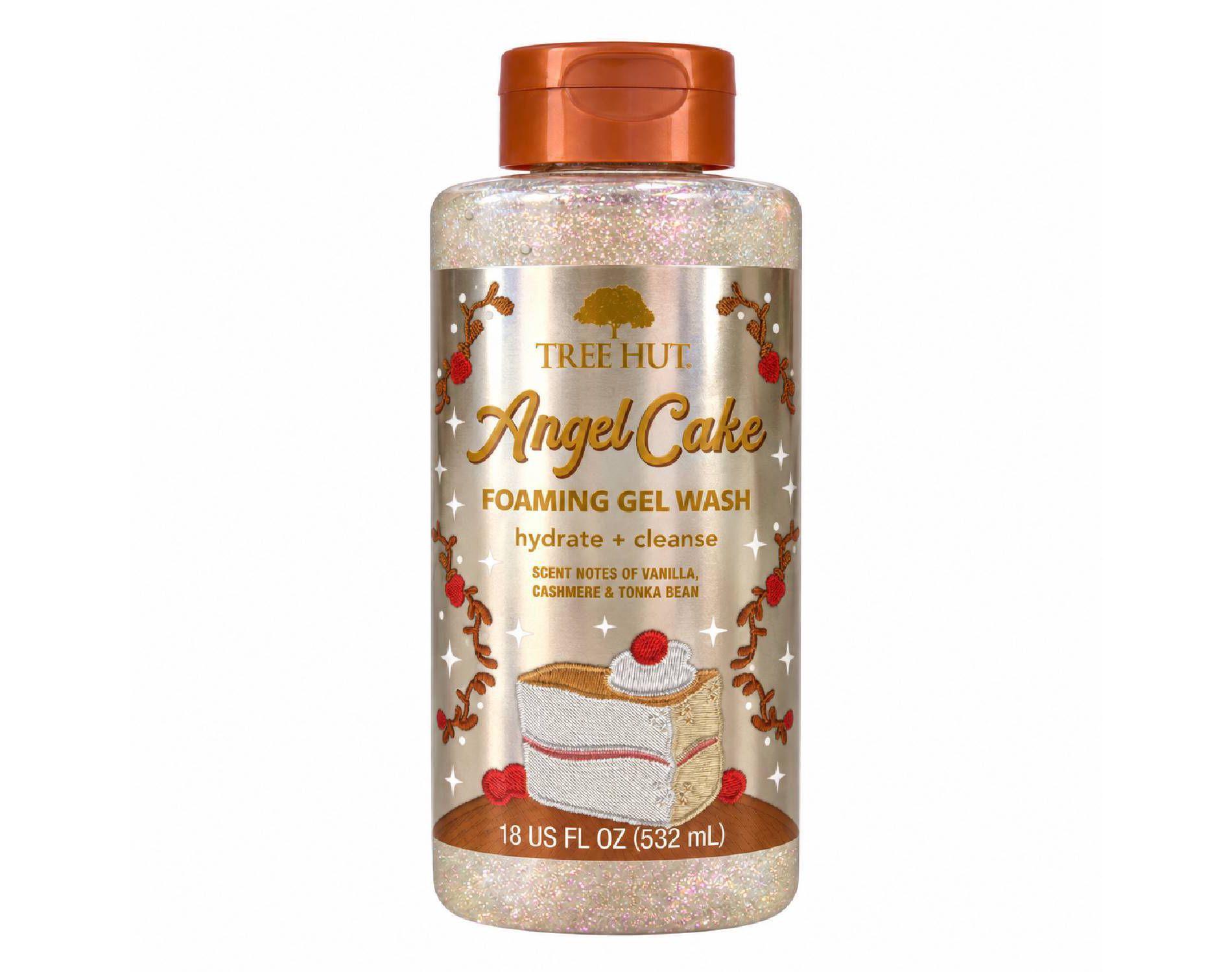 Tree Hut Foaming Gel Wash - Angel Cake - 18 fl oz