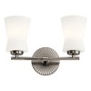 Kichler Lighting Brianne 2 - Light Vanity in  Classic Pewter - 2 of 4