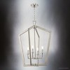 Urban Ambiance Luxury Modern Indoor Chandelier,  30-7/8''H x 24"W x 24''D,  Brushed Nickel Finish, UHP4568 - 3 of 4