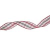 Unique Bargains Gift Wrap Ribbons Christmas Plaid Grosgrain Polyester 157.48"x2.56" 1 Pc - 4 of 4
