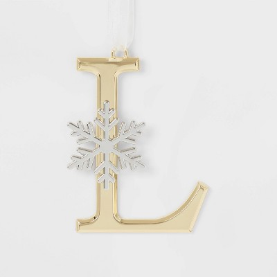 Metal Snowflake Christmas Gift Topper Gold - Wondershop™