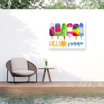 Trademark Fine Art - "Summer Fun C" Outdoor Canvas