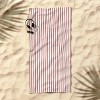 Emanuela Carratoni Old Pink Stripes Beach Towel - Deny Designs - 2 of 2