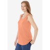 Woman Within Plus Size Scoopneck Tank - 3 of 4