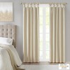 MAYEERTY 50x95" Blackout Twist Tab Total Blackout Window Curtain Panel Champagne - 2 of 4