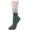 Wrapables Women's Thick Winter Warm Cat Print Wool Socks (Set of 5) - 3 of 4