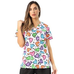 Just Love Women's Medical V-Neck Scrub Tops - 1 of 3