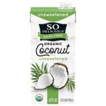So Delicious Dairy Free UHT Unsweetened Coconut Milk - 1qt