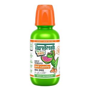 TheraBreath Kids Mouthwash with Fluoride - Wacky Watermelon - 10 fl oz - 1 of 4