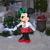 Disney Airblown Inflatable Minnie Mouse in Snowman Sweater and Snowflake Skirt, 3.5 ft Tall - 2 of 4