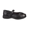 Petalia Girls' Tween Floral Faux leather Strapped Buckle Accent School Shoes - 2 of 4