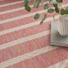 Nourison Positano Modern Stripes Flatweave Outdoor Rug - 4 of 4