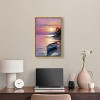 Art Remedy Quaint Sunset Shore Beach Life Inspired Wall Art Framed - 2 of 4