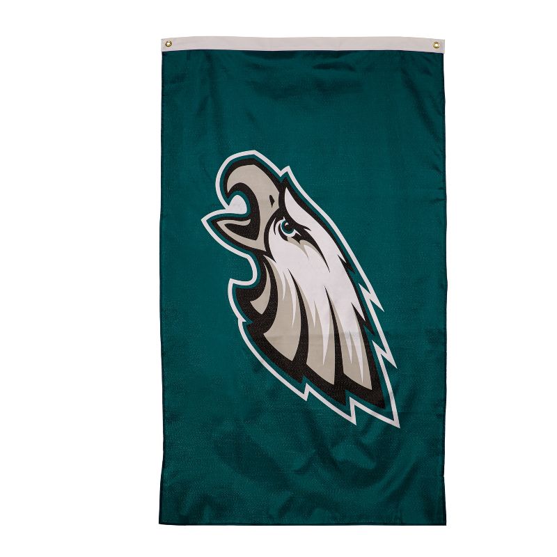 3'x5' Single Sided Flag w/ 2 Grommets, Philadelphia Eagles, 1 of 6