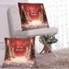 Pillow Covers Christmas Pine Tree Red Pattern Festive Decorative Throw Pillow Case - 3 of 3