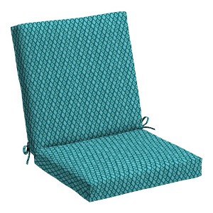 ARDEN Basics Outdoor Midback Dining Chair Cushion, 19.5 x 17, Water Repellent and Fade Resistant - 1 of 4