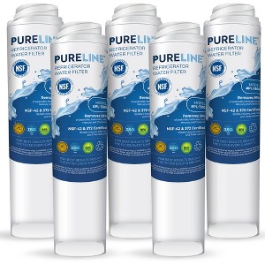 PureLine GE GSWF Refrigerator Water Filter Replacement, Also Compatible with Kenmore 46-9914, 9914, 469914, GSWFDS, AP3418061 (5 Pack) - 1 of 4