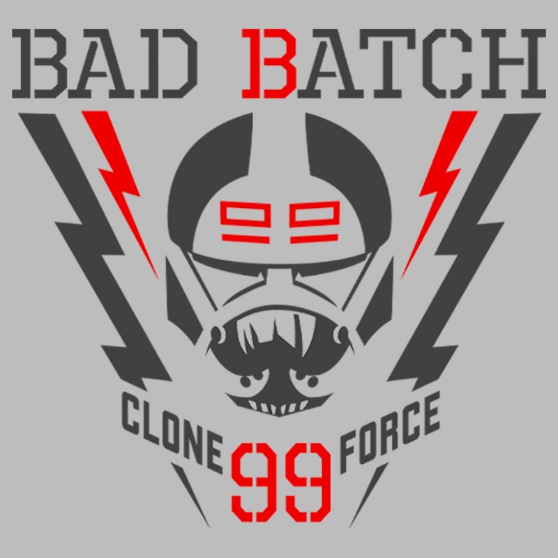 Men's Star Wars: The Bad Batch Lightning Logo T-Shirt, 2 of 6