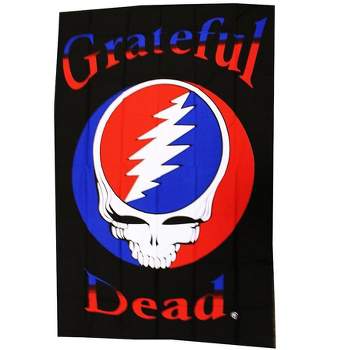 Just Funky Grateful Dead Skull Logo 60"x90" Black Tapestry
