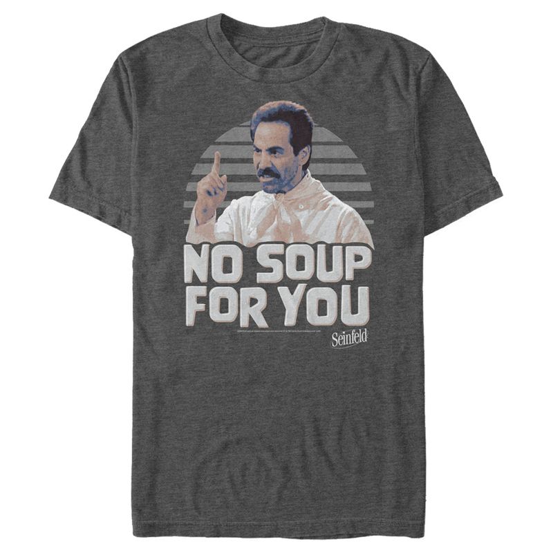 Men's Seinfeld No Soup For You Photo T-Shirt, 1 of 3