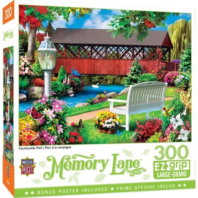 MasterPieces 300 Piece EZ Grip Jigsaw Puzzle - Country Park - 18"x24"