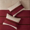 Lyngins 7-Piece Queen Size Comforter Set, Transitional Style Faux Suede with Pieced Microsuede Design Bedding Set, Machine Washable Quilt Bedding Set - 2 of 4
