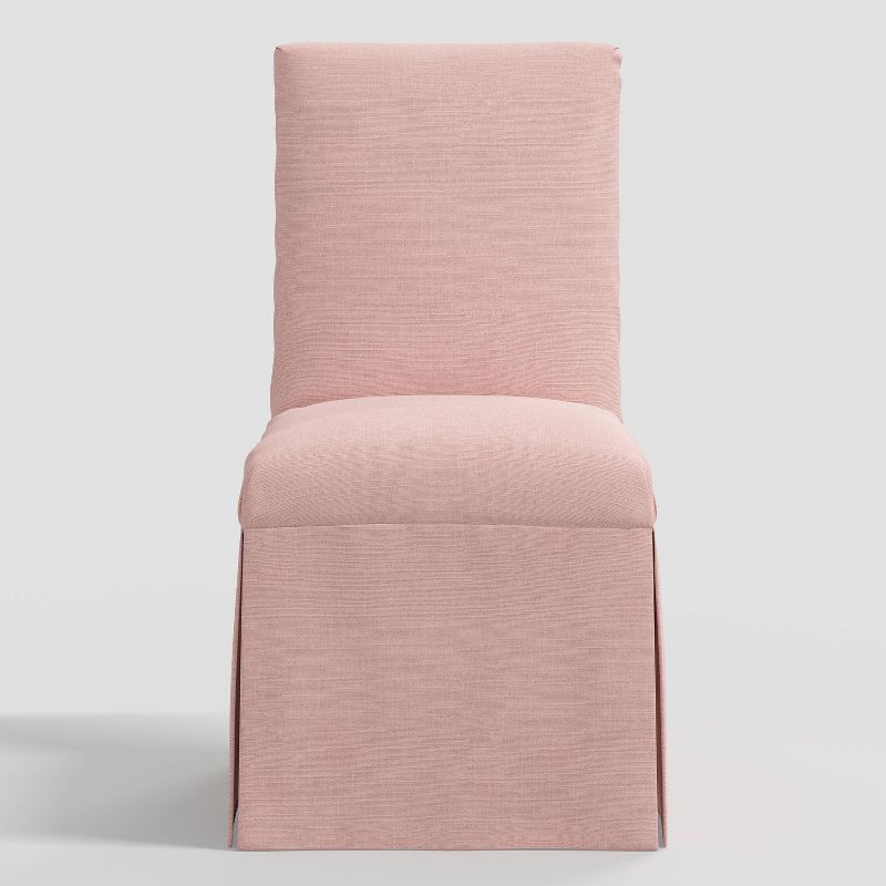 Samy Skirted Slipcover Dining Chair in Linen - Threshold™, 3 of 9
