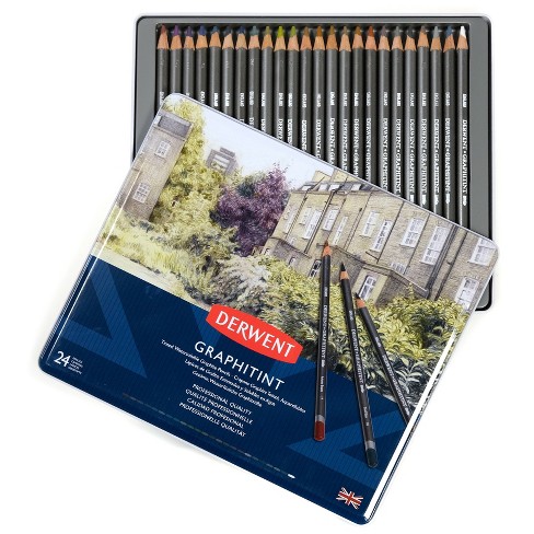 DERWENT Graphitint 12-piece Graphite Colored Pencil Set - 9587635