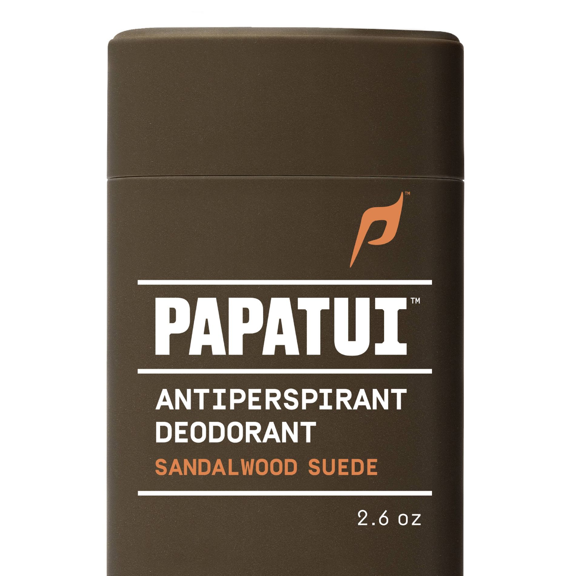 Papatui Men's 48-Hour Protection Sweat and Odor Control Solid Antiperspirant Deodorant - Sandalwood Suede - 2.6oz
