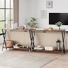 2-Tier Narrow Console Table ¨C Entryway & Sofa Side Table for Hallway, Living Room, Bedroom, Kitchen Counter, and Display Table Behind Couch - 4 of 4