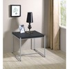 MDF and Steel 3-Piece Coffee and End Table Set with Tubular Legs for Modern Living Room or Lounge Spaces - 4 of 4