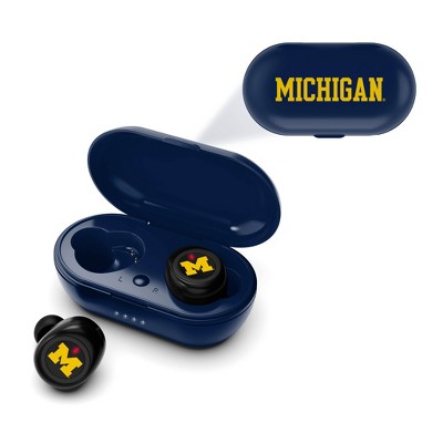 NCAA Michigan Wolverines Bluetooth True Wireless Earbuds