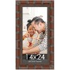 PosterPalooza | 14x24 Wide Bamboo Picture Frame, UV Acrylic, 4 Finishes - Brown, Black, Silver, and Natural - 2 of 4