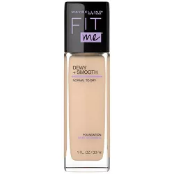 Maybelline Fit Me Dewy + Smooth Foundation SPF 18 - 120 Classic Ivory - 1 fl oz