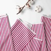 Bacati - Fuschia Pin Stripes 100 percent Cotton Universal Baby US Standard Crib or Toddler Bed Fitted Sheet - image 2 of 4